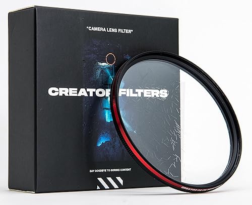Creator FX Fractal Light Flare Lens Filter | Random Dazzling Light Streaks Special Effects Filter (Fits 77mm, 72mm, 67mm)