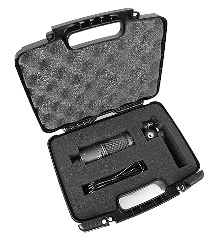 CASEMATIX Studio Microphone Case Compatible with Condenser, Capsule, Tube MXL Genesis, V67G, V69, 770, 990, 550, 551, 440, 4000, 5000, V67, V87, V250