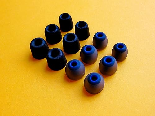 12pcs (BMF-B)- S/M/L Premium Memory Foam and Round Replacement Set Earbuds Eartips Compatible with Jaybird Freedom F5 Earphones Headphones