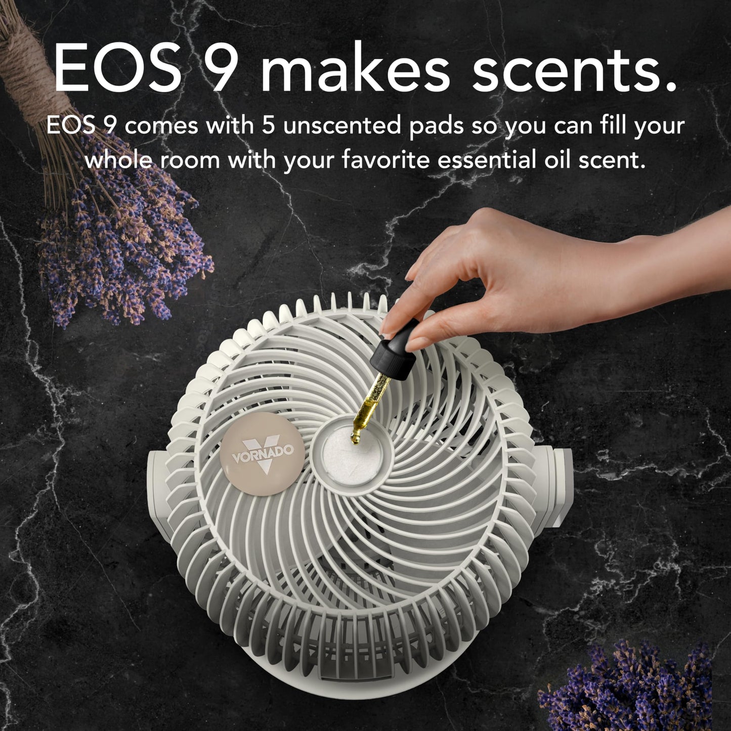 Vornado EOS™ 9 Large Air Circulator, Remote, Timer, Aromatherapy