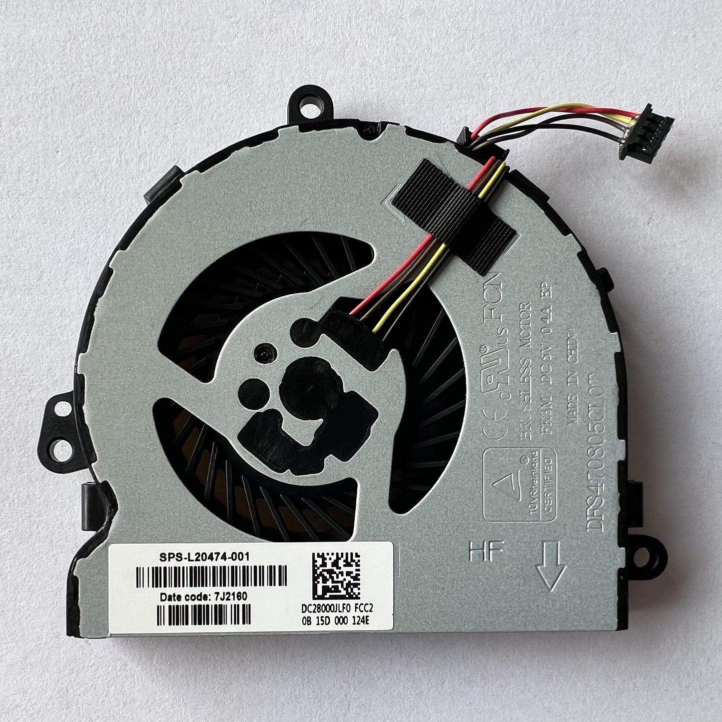 HK-part Fan Replacement for HP 15-DB0066WM 15-DB0011DX 15-DB0005DX 15-DB0038CA CPU Cooling Fan SPS L20474-001 UMA