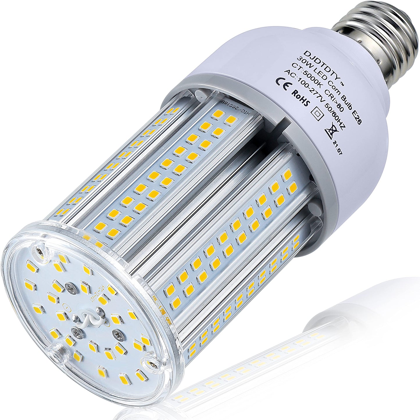 DJDTDTY 32W LED Light Bulb, E26 Base with E27 Adapter, 5000K 5000LM LED Light Bulb for Garage Warehouse Workshop Barn (32Watts)