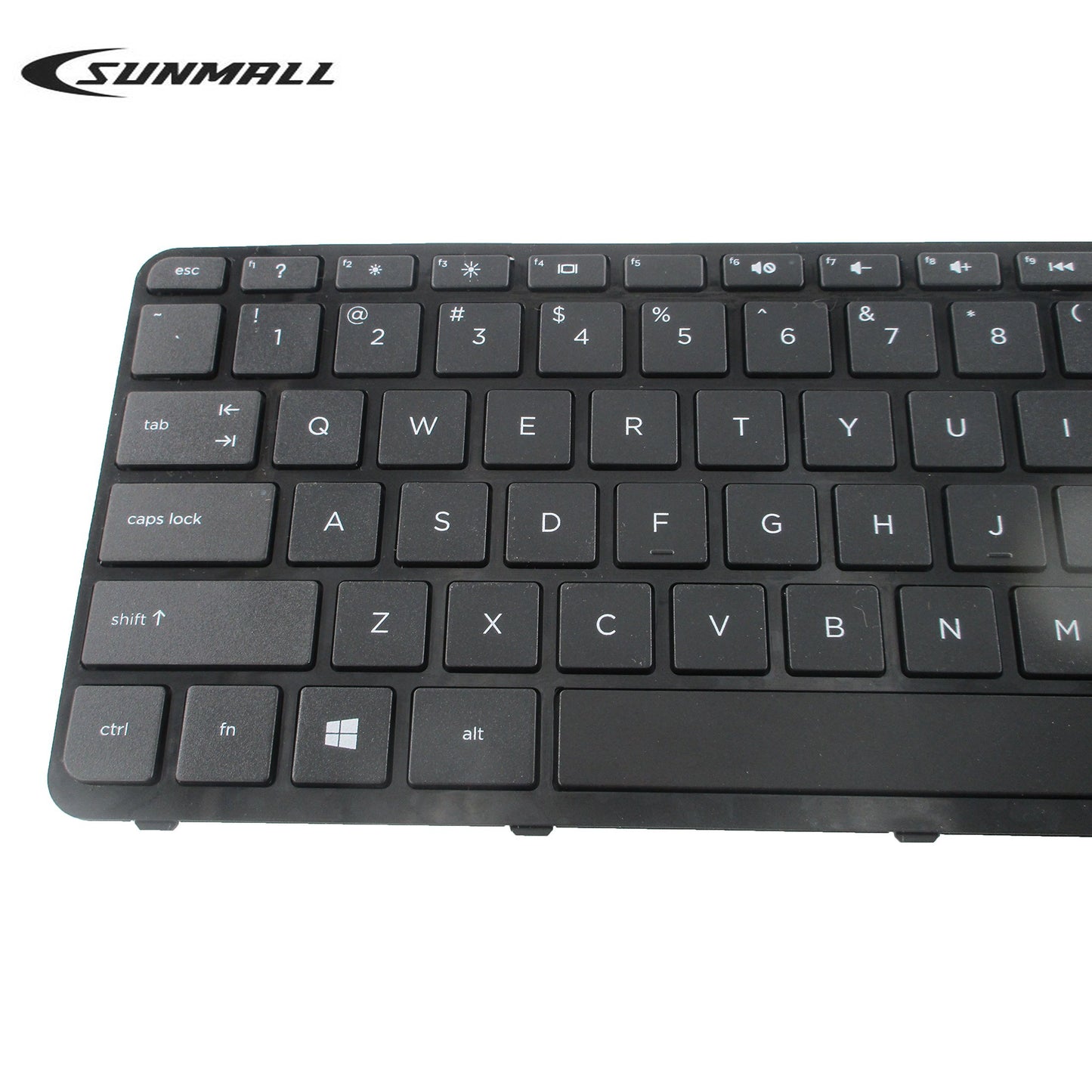 SUNMALL Keyboard Replacement with Frame Compatible with HP Pavilion 17-E 17-E000 17-e100 Serries Laptop Black US Layout