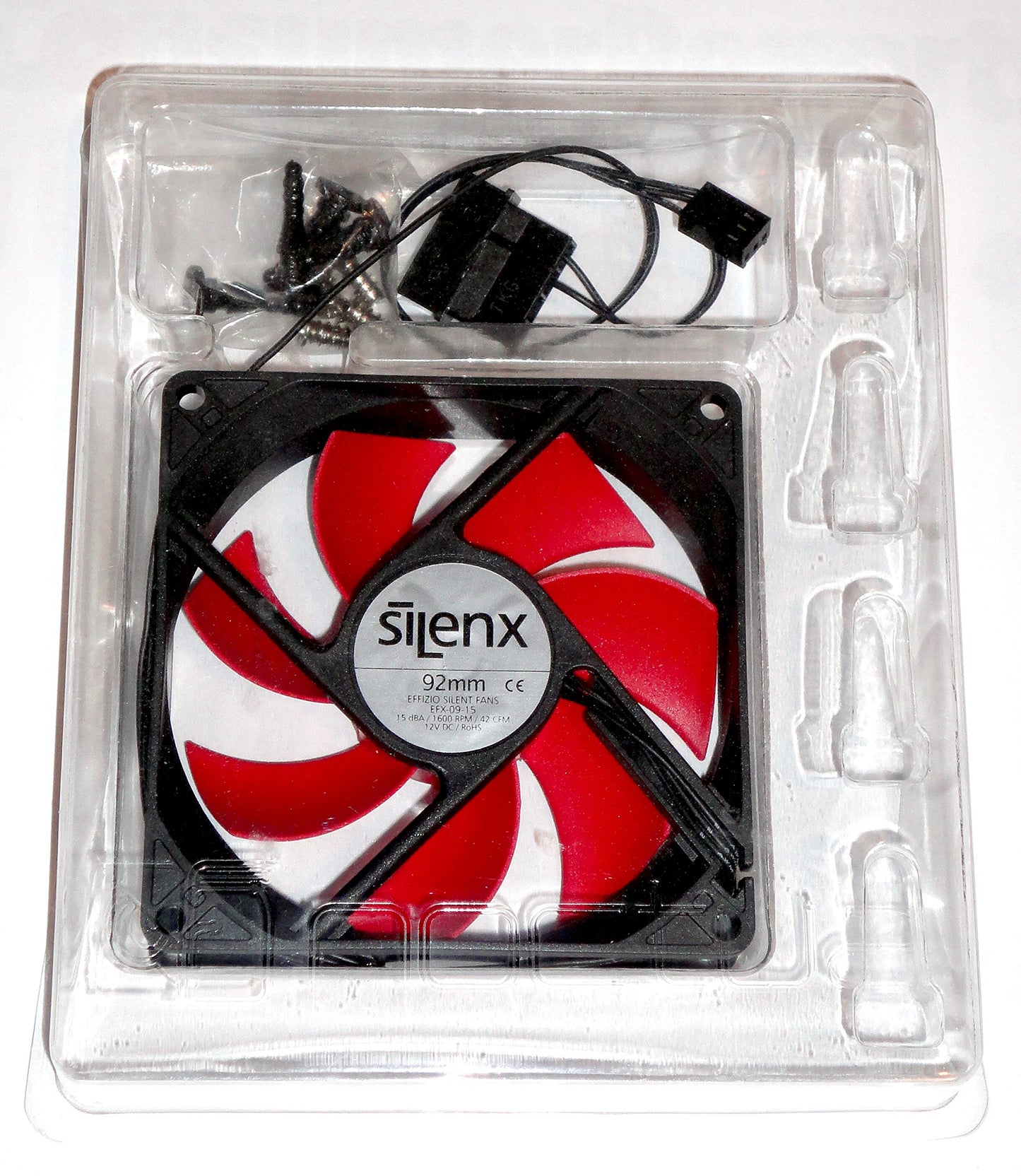SilenX EFX-09-15 Effizio 92x25mm 15dBA 46CFM PC Computer Case Fan -