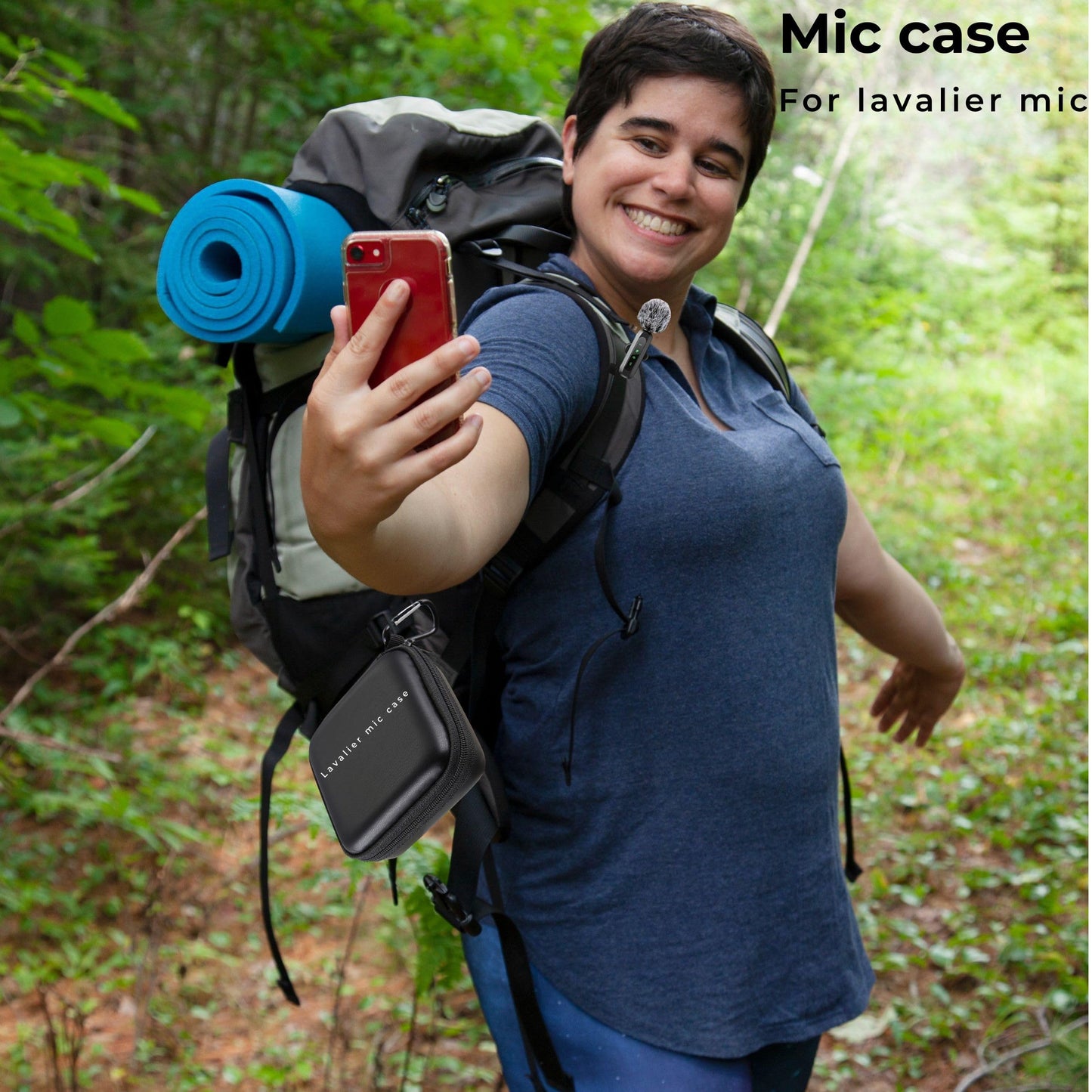 SoleKing Mini Mic Case Wireless Lavalier Microphone Case for Wireless lavalier microphones Wireless Microphones Mini Tiny Mic Lapel Clip Microphones