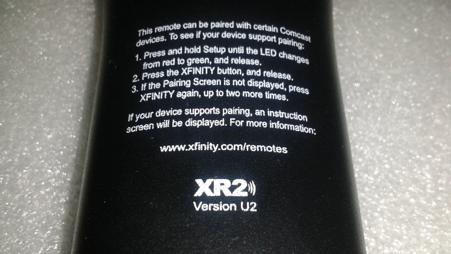 Comcast XR2 Xfinity Remote Control DVR HD TV Remote XR2 Version U2