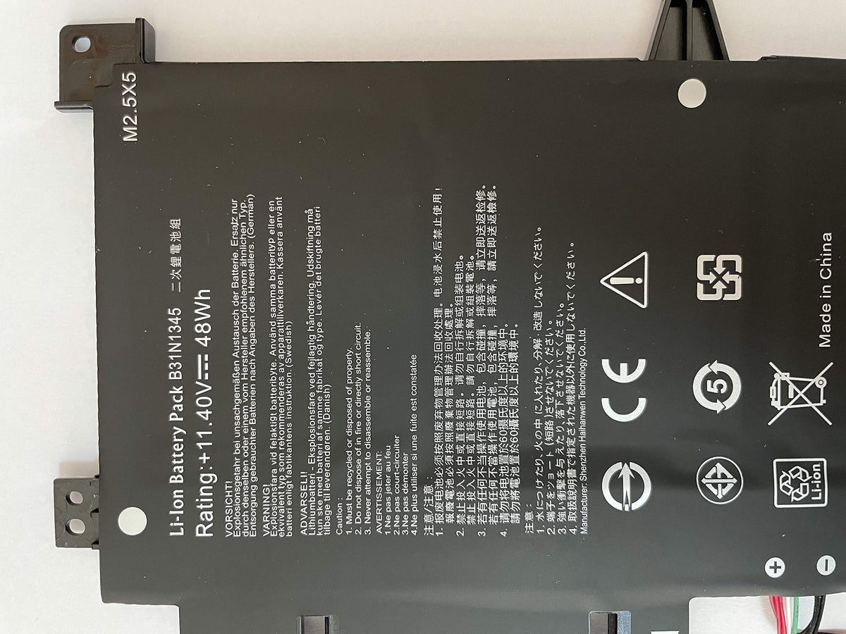 powerforlaptop B31N1345 B31BN9H 0B200-00990100 Laptop/Notebook Replacement Battery for Transformer Book Flip TP500LA TP500LA-EB31T TP500LA-DS71T