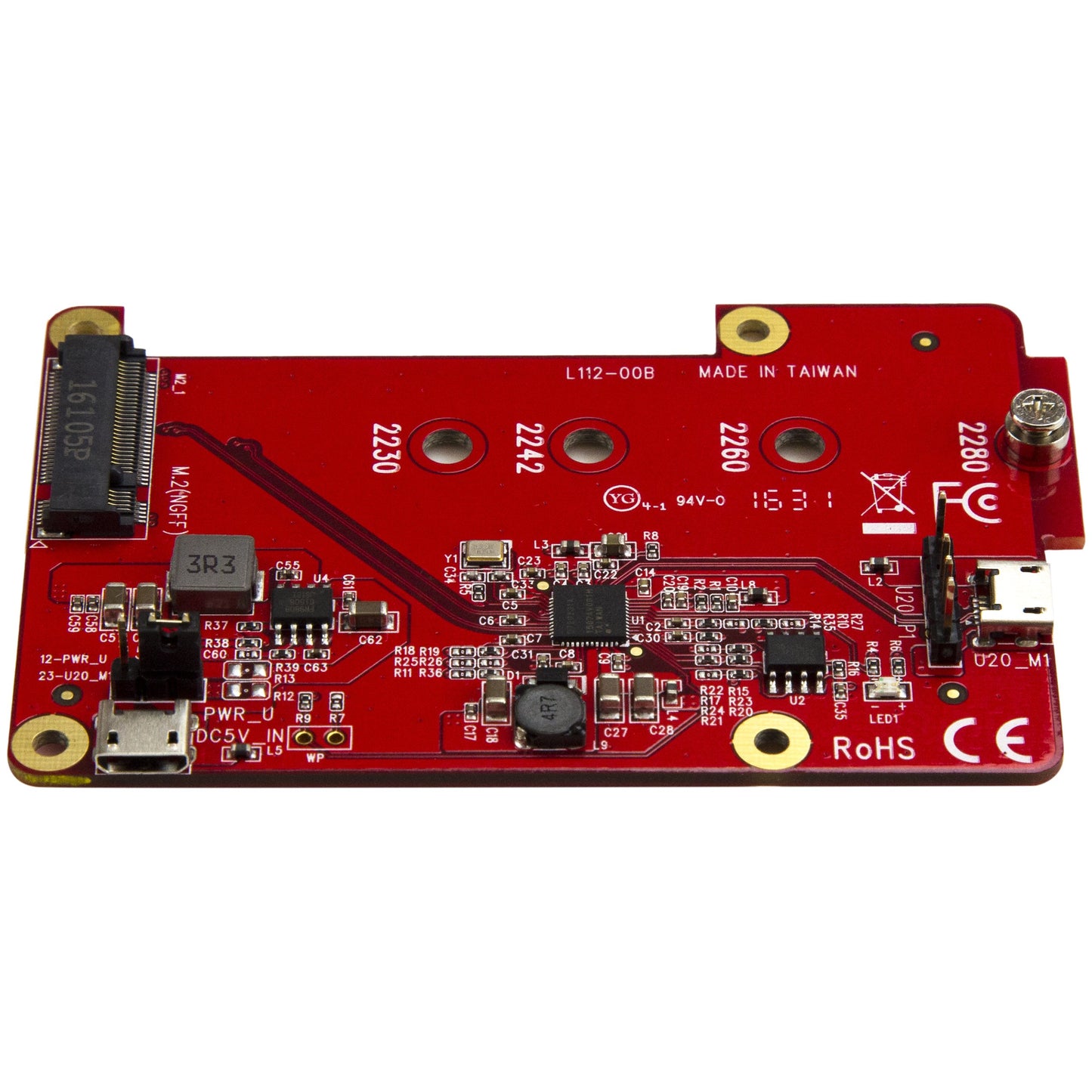 USB to M.2 SATA Converter for Raspberry Pi and Development Boards - M.2 NGFF SATA SSD Adapter