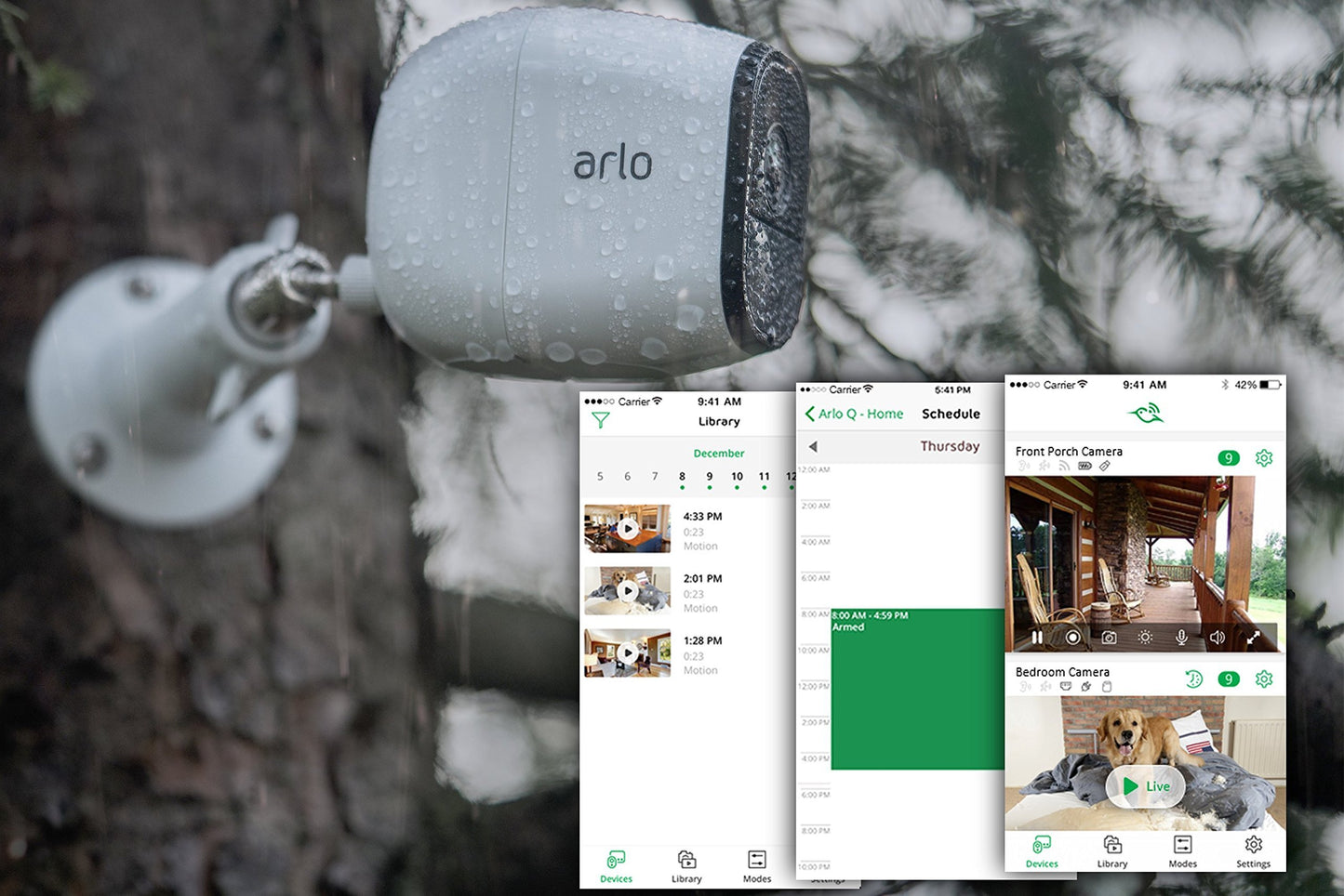 Arlo VMC4030-100NAR PRO Add-on Camera, White (Renewed)