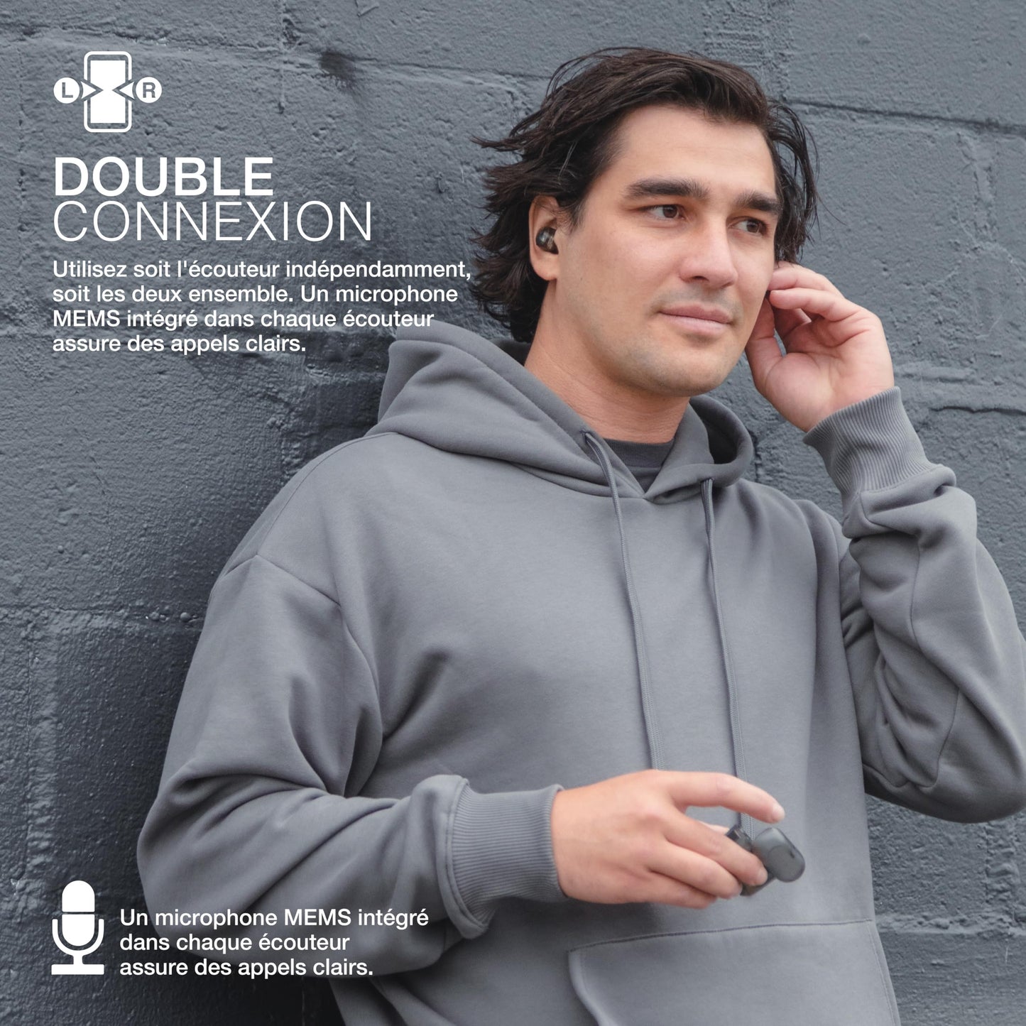 JLab Go Air Pop True Wireless Earbuds, in Ear Headphones, Bluetooth Earphones, Ear Buds with 32H Playtime, Bluetooth Earbuds with Microphone, USB