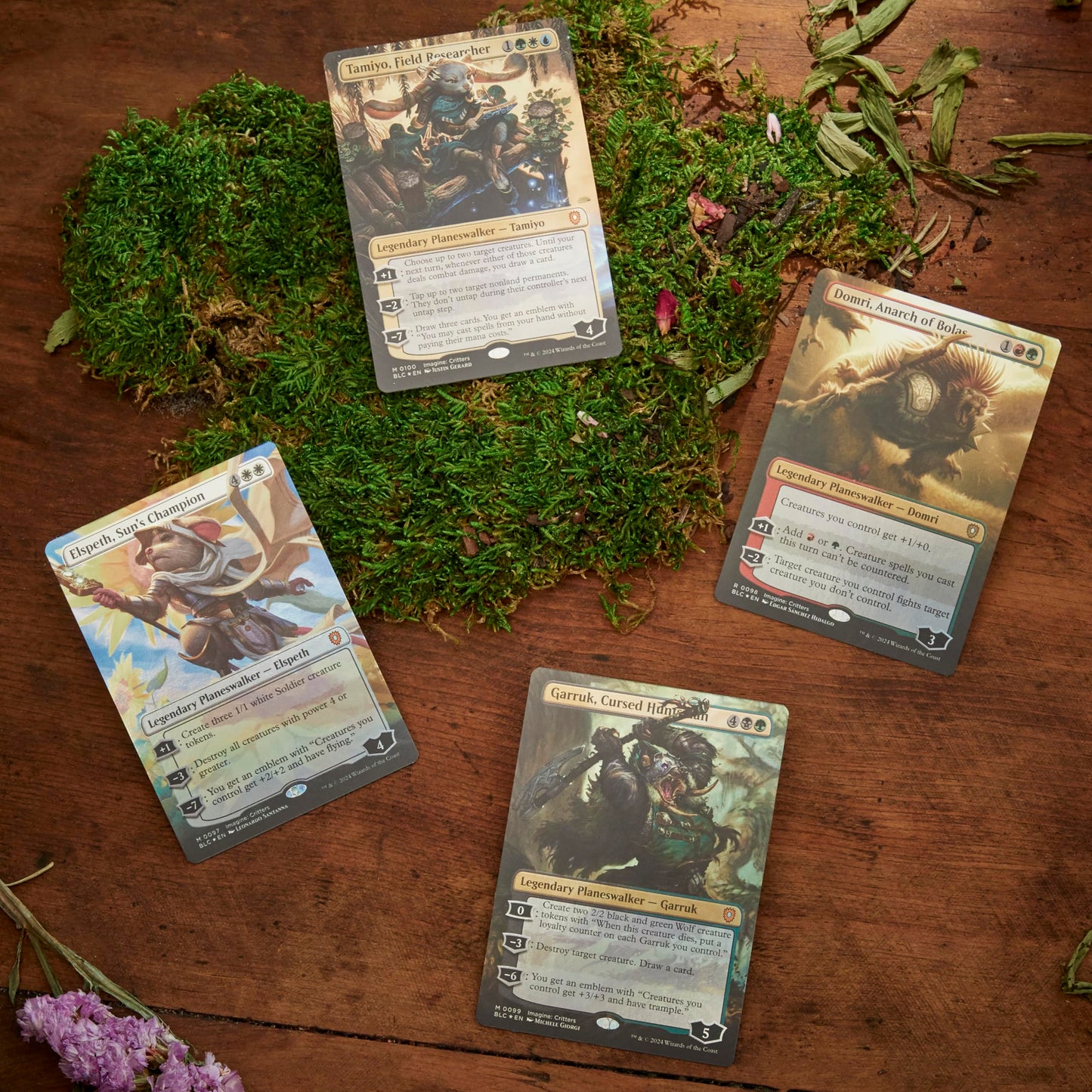 Magic: The Gathering Bloomburrow Commander Deck Bundle - Includes All 4 Decks (Animated Army, Family Matters, Peace Offering, and Squirreled Away)