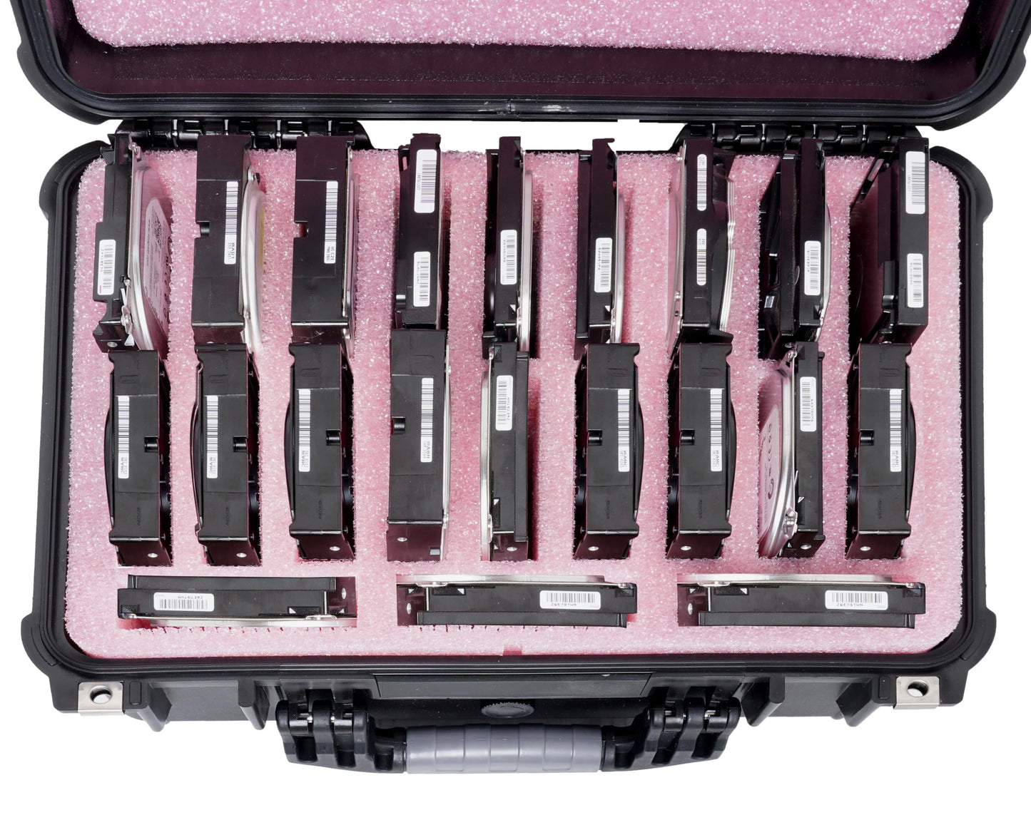 Case Club Anti-Static, Data-Safe Large HDD & SSD Internal Drive Storage Case. Hard-Shell, Waterproof, Airtight, Padlockable Cases Protects & Prevents