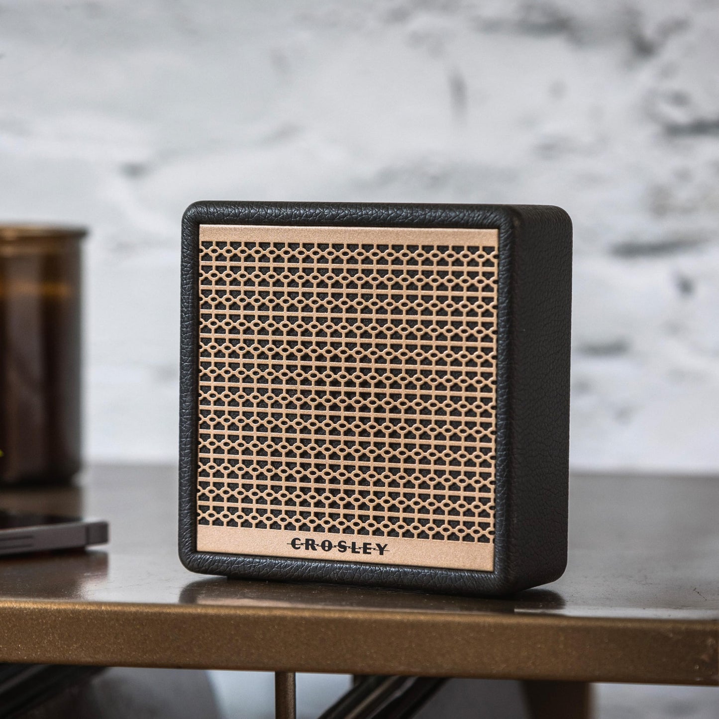 Crosley CR3114A-BK Montero Mini Portable Rechargeable Bluetooth Speaker, Black