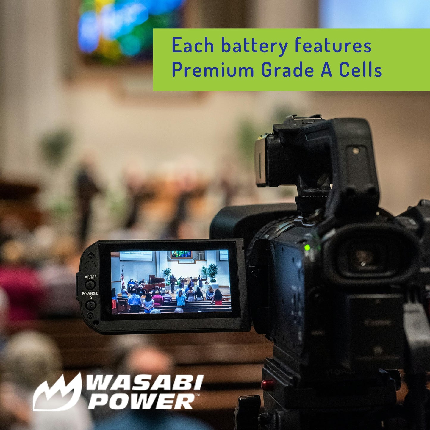 Wasabi Power Battery (2-Pack) and Charger for Sony NP-FV30, NP-FV40, NP-FV50 and Sony DCR-SR15, SR21, SR68, SR88, SX15, SX21, SX44, SX45, SX63, SX65