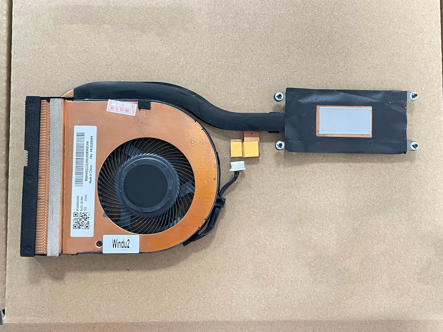 Fleshy Leaf CPU Cooling Fan with Heatsink Replacement for Lenovo ThinkPad T470 T480 Integrated Graphics 01AX926 01AX927 01AX928 01ER499 01ER498