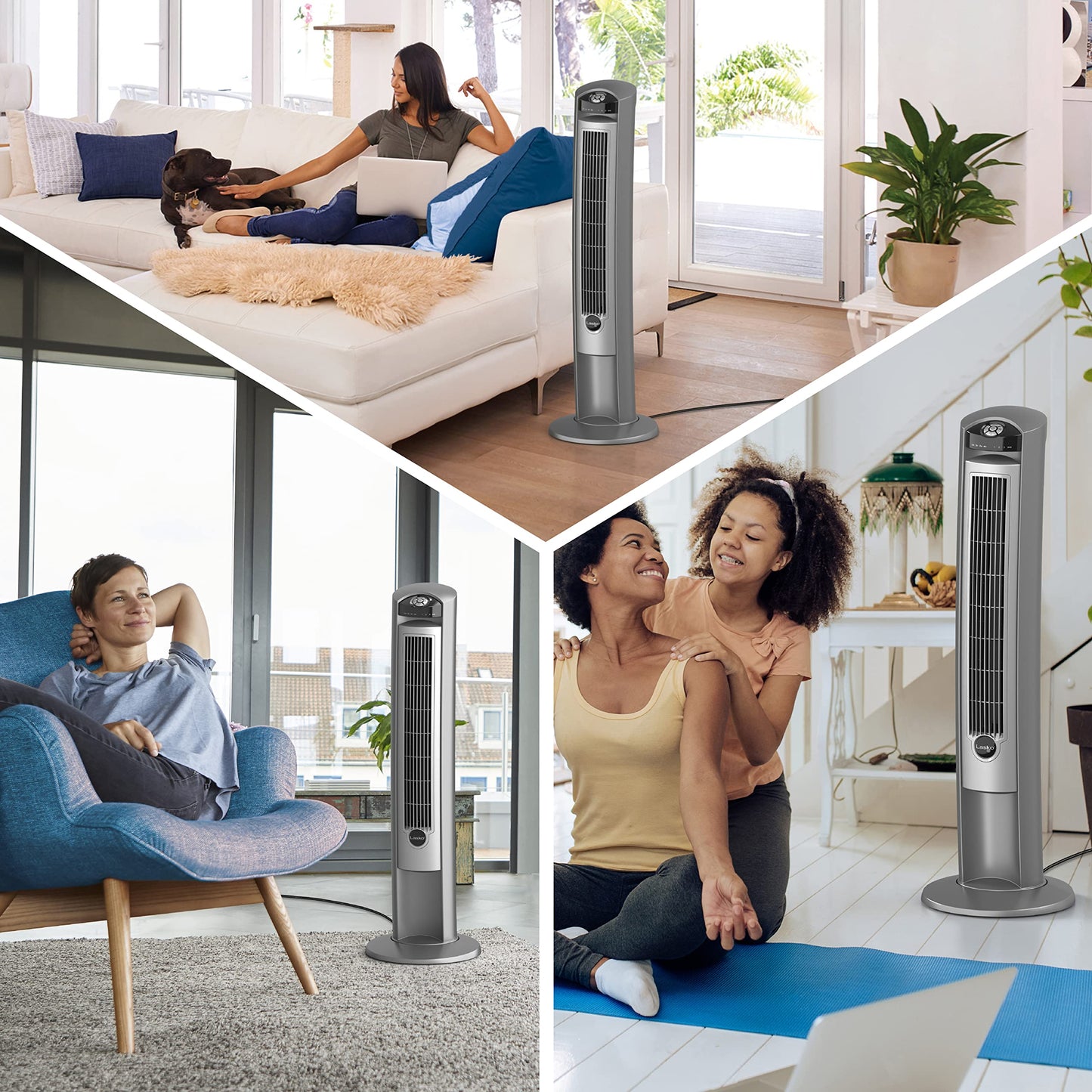 BATHINDIAN Wind Curve Tower Fan with Lonizer and Remote, with on-Board Storage Location, Auto Shut-Off Timer, Multi-Function Remote Control, Suitable