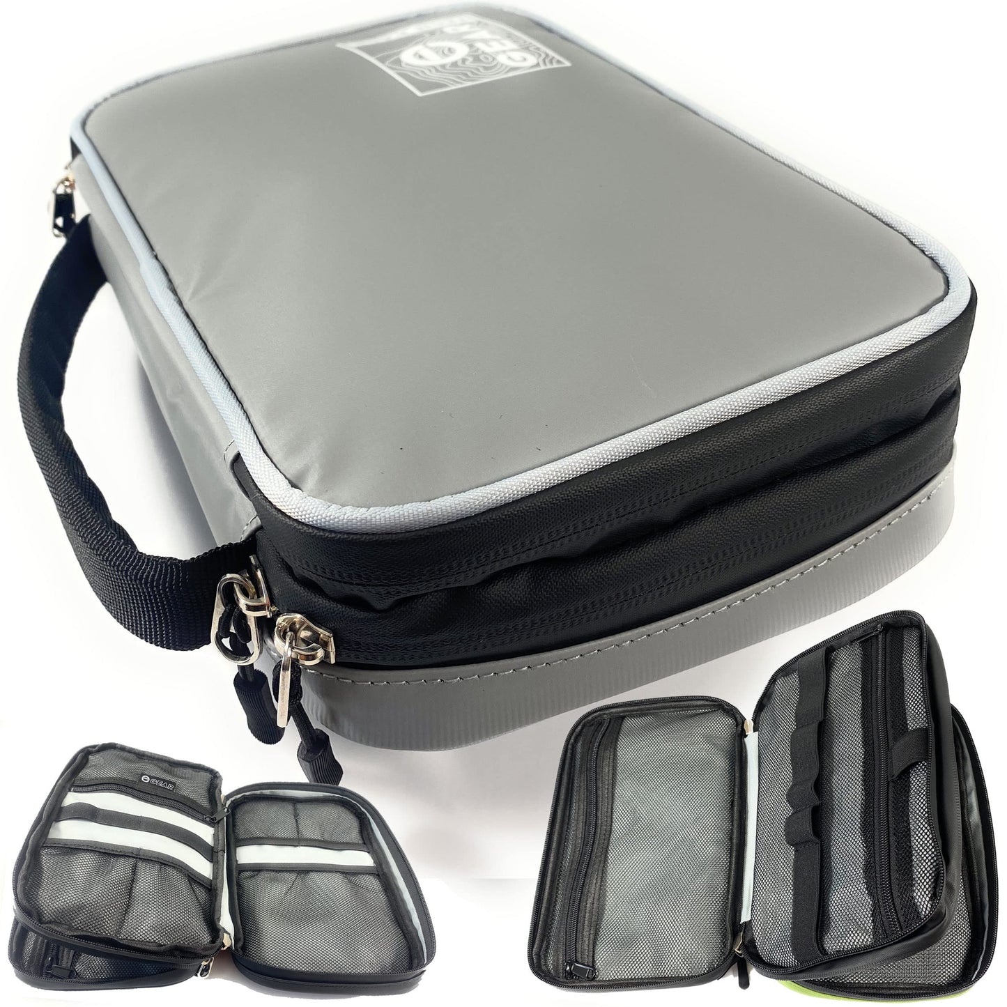 Enthusiast Gear Waterproof Electronics Organizer - Durable Travel Case for Cords, Chargers, and Gadgets - Compact, Lightweight, and Perfect for