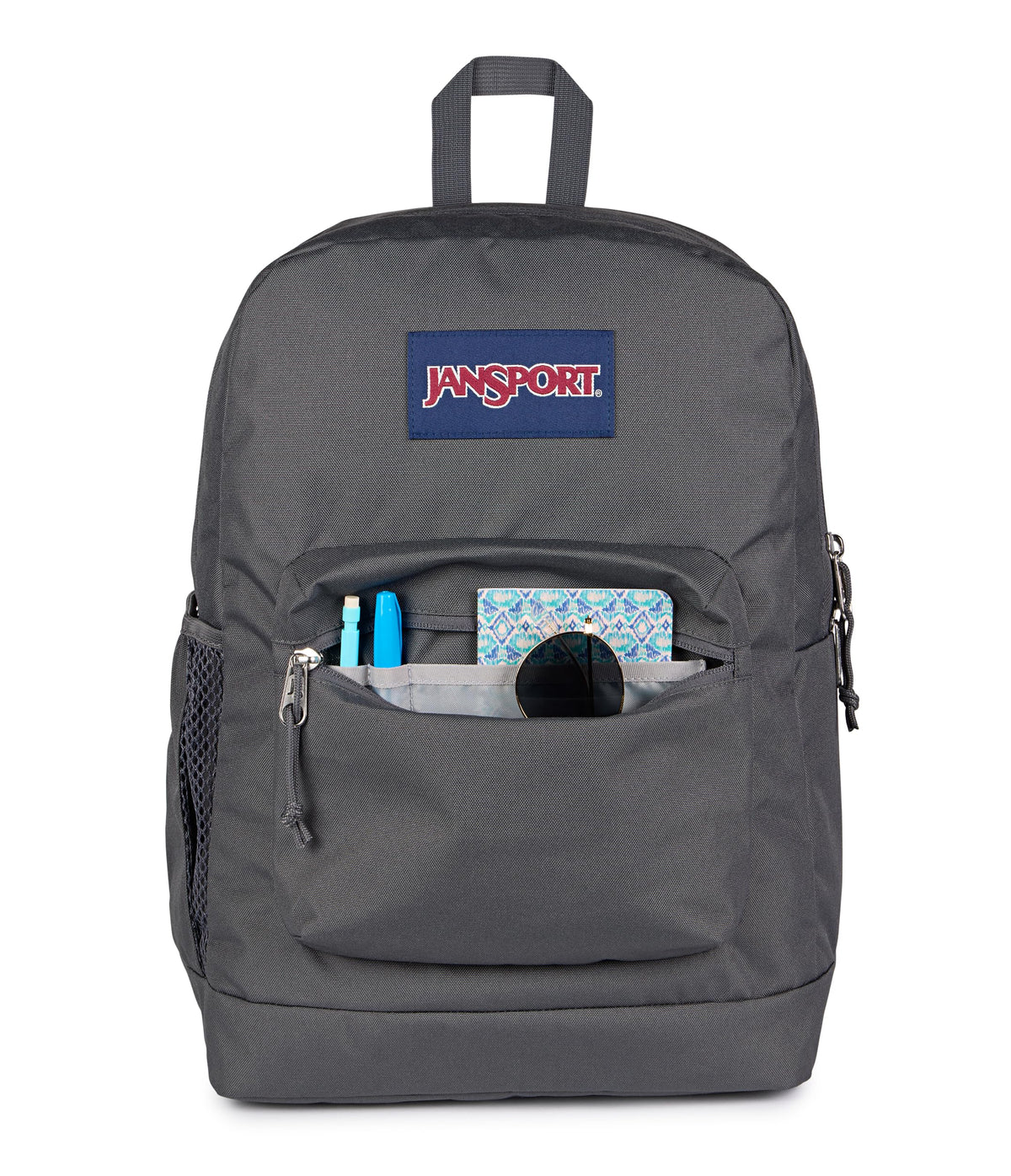 JanSport 26L Cross Town Plus Backpack, Smokey Grit
