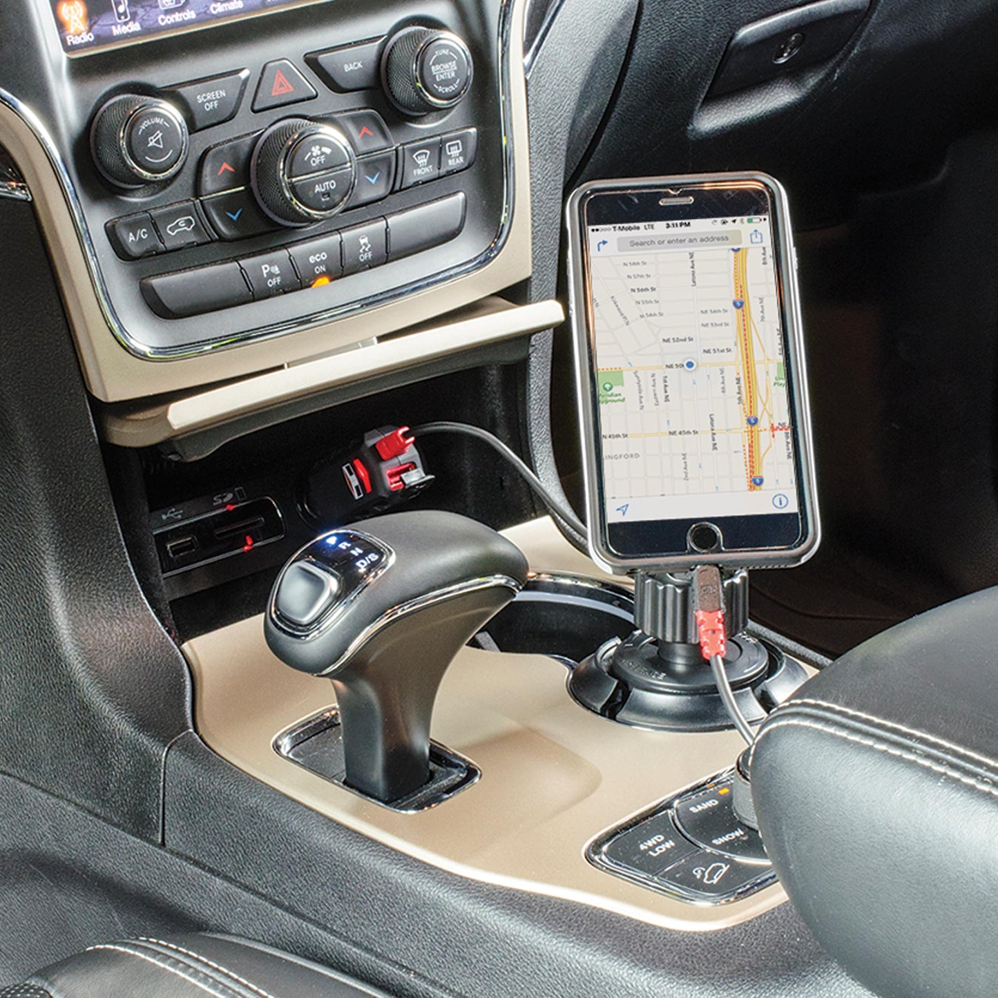 Tuff Tech 23384 Heavy Cup Mount Magnetic Phone Holder