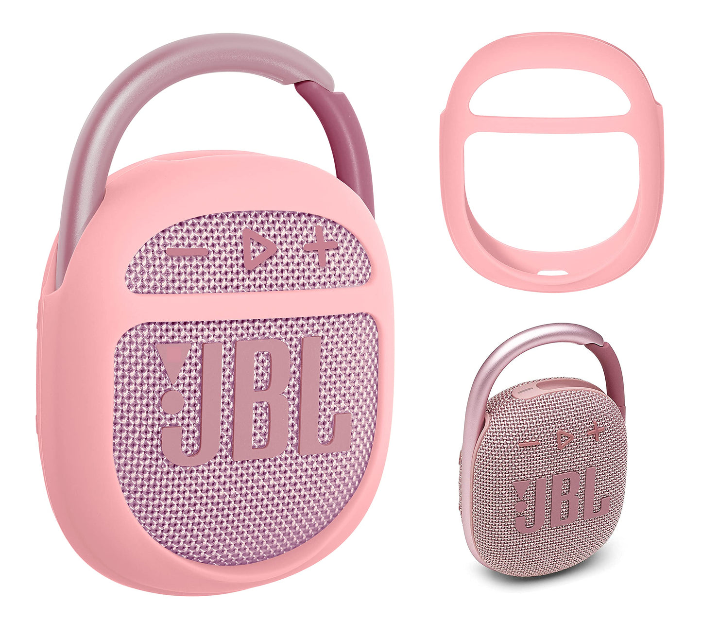 Alltravel Case for JBL Clip 4 Portable Speaker with Bluetooth (Pink)