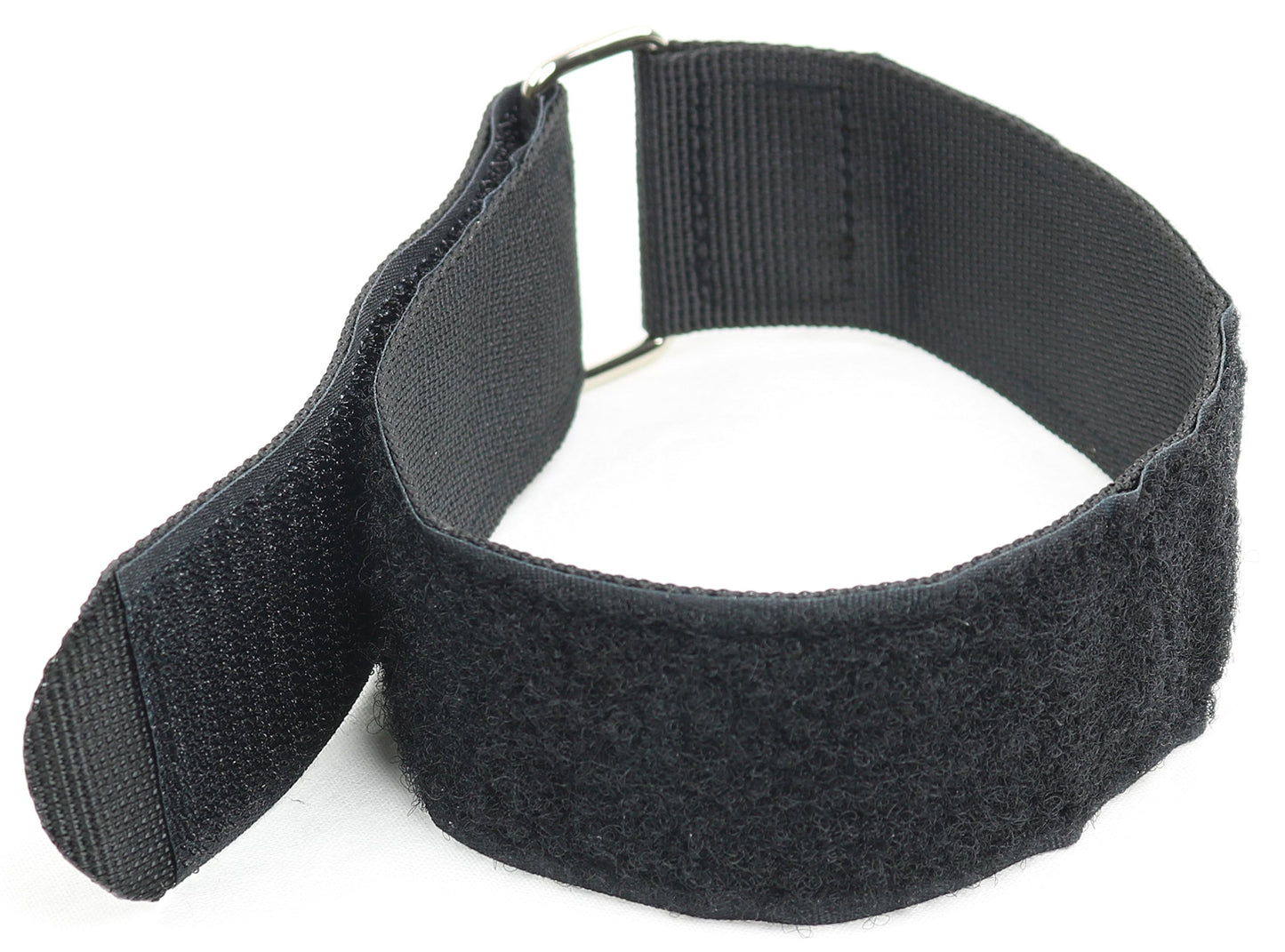 AIRNIX 4pc 18" x 1.5" (13” useable) Nylon Webbing Hook and Loop Cinch Straps with Metal Buckle, Reusable Fastening, Securing, Cable Straps