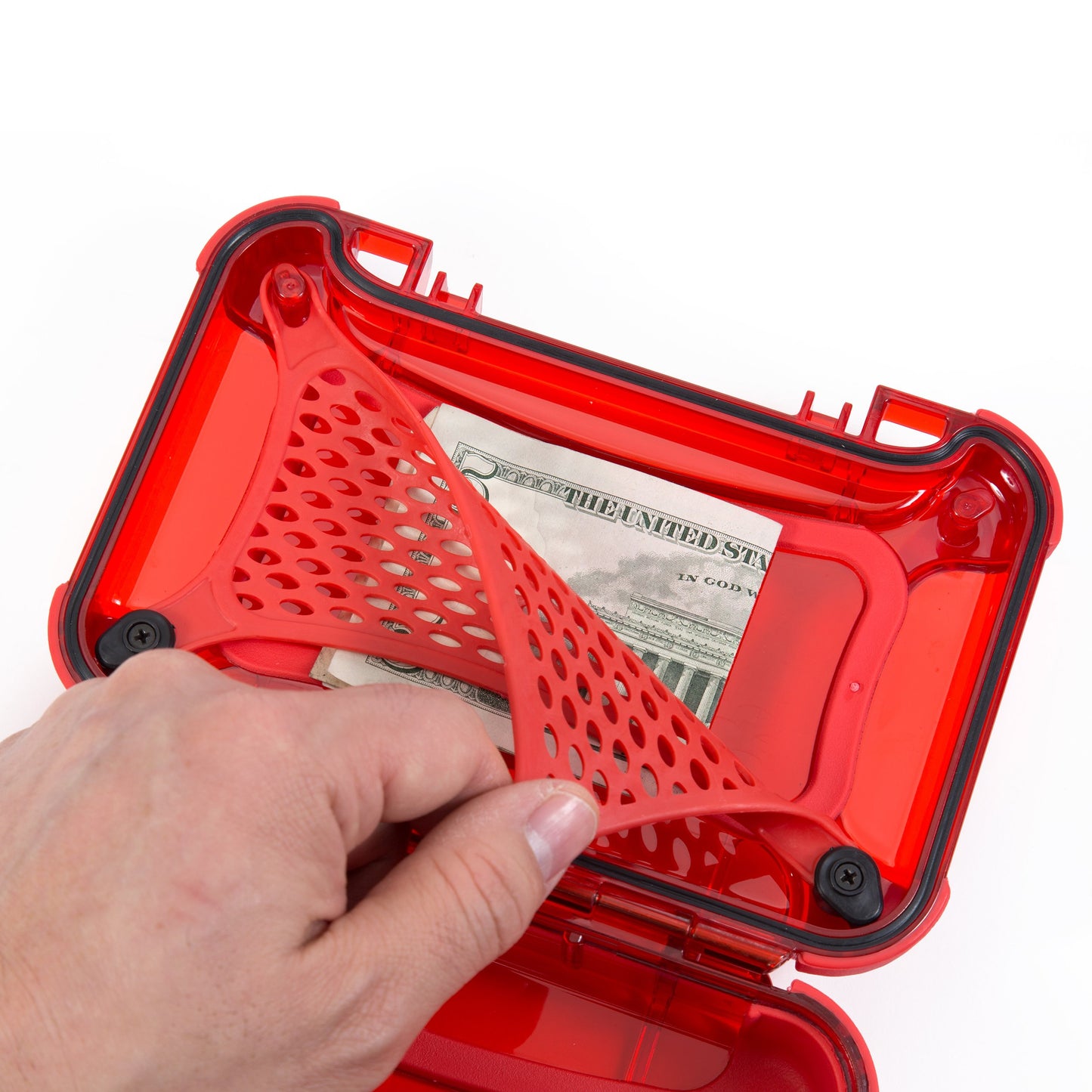 Nanuk 330-0009 Nano Series Waterproof Large Hard Case for Phones, Cameras and Electronics (Red)