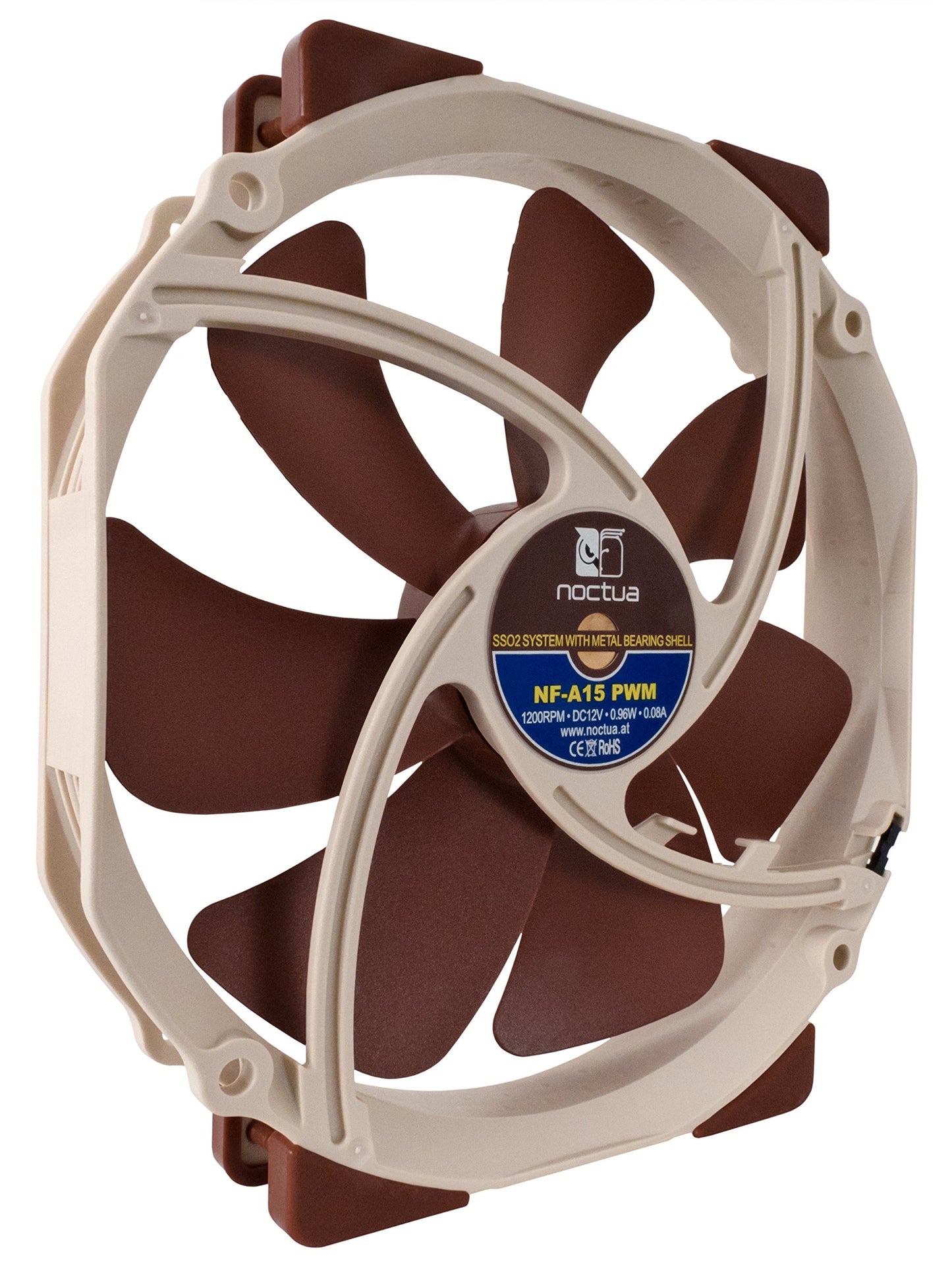 Noctua NF-A15 PWM, Premium Quiet Fan, 4-Pin (140mm, Brown)