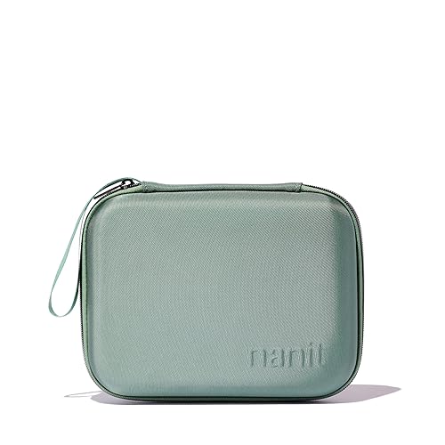 Nanit Travel Case - Protective Hard Shell Carrying Case Pro Baby Monitor and Multi-Stand Travel Accessory, Green