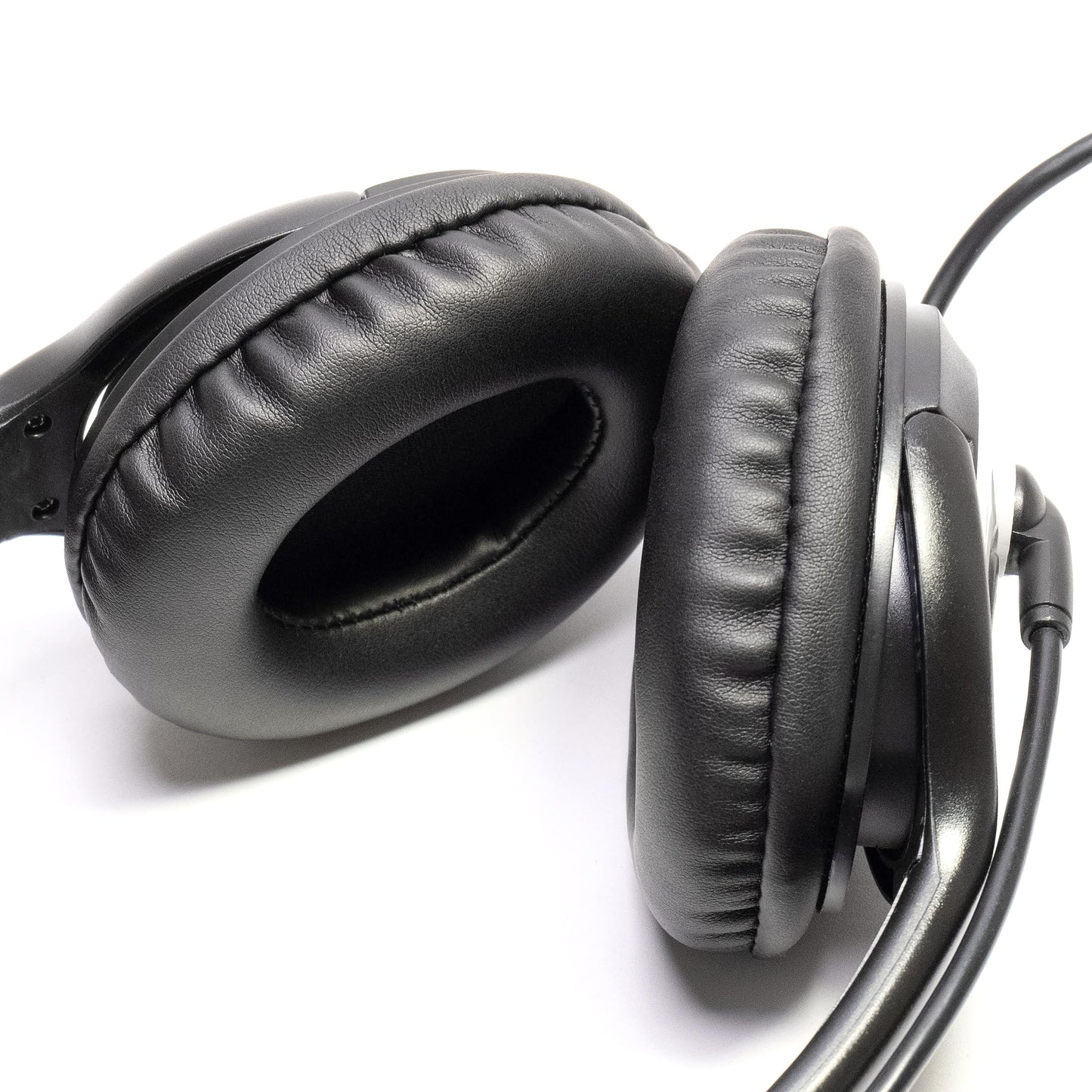 Ear Pads Foam Cushion Microphone Cover Compatible with Microsoft LifeChat LX-3000 LX 3000 Headset Life Chat Headphone (Pu Leather Ear Pads+Microphone