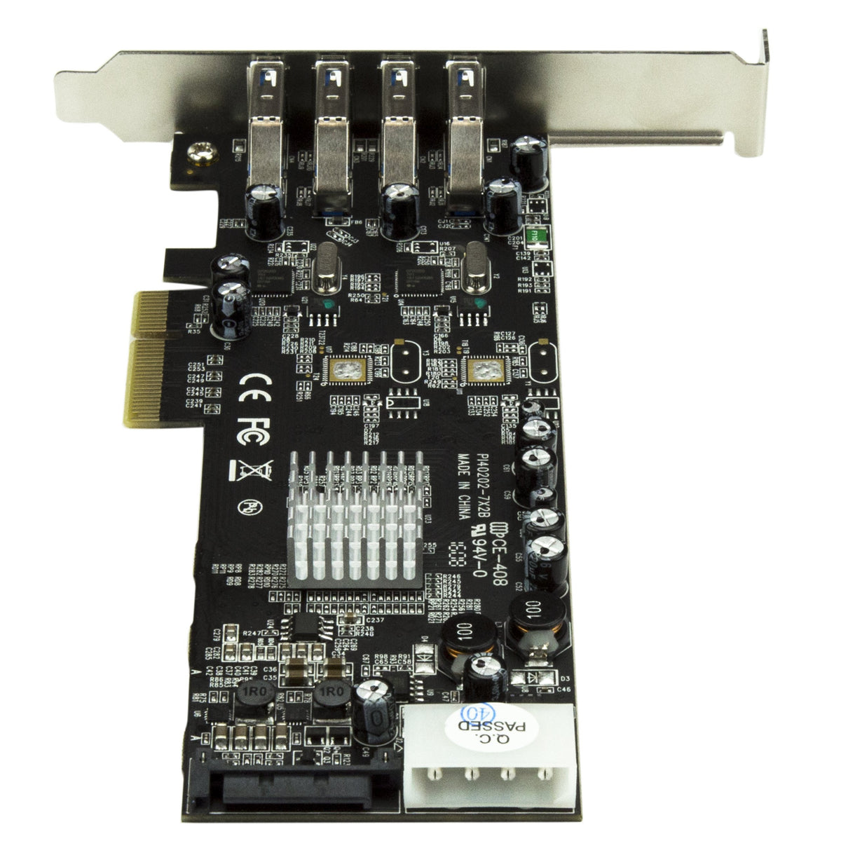 StarTech 4-Port USB 3.0 PCI Express Card Adapter, 5Gbps (PEXUSB3S42V)