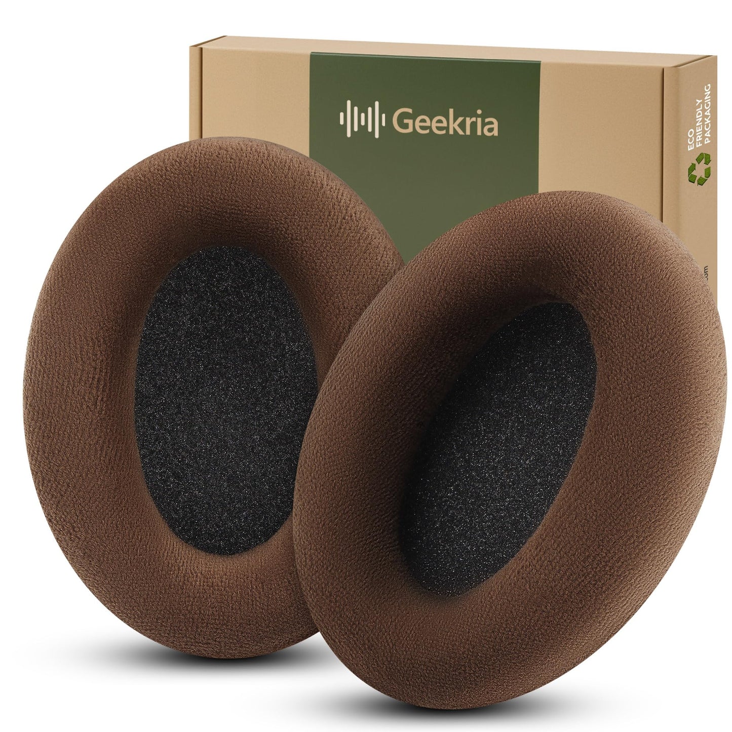 Geekria Comfort Velour Replacement Ear Pads for Sennheiser HD598, HD598SE, HD598CS, HD595, HD599, HD599 SE Headphones Ear Cushions, Repair Parts