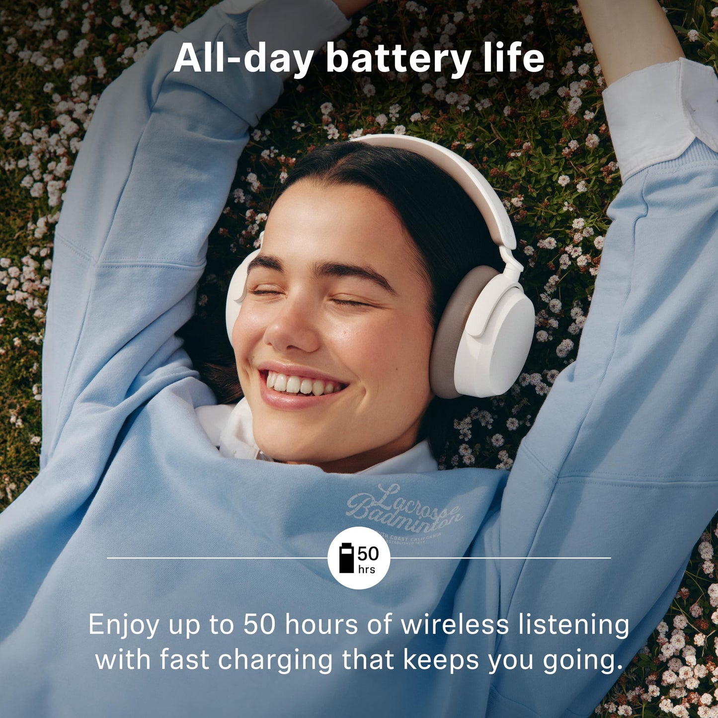 Sennheiser ACCENTUM Wireless Bluetooth Headphones Noise Cancelling - Up to 50HR Playtime, Hybrid Noise Cancelling (ANC), All-Day Comfort, Bluetooth…