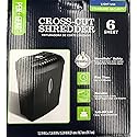 Pen + Gear 6-sheet Crosscut Paper/Credit Card Shredder