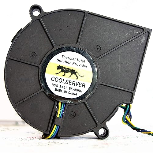 for EVERFLOW B127515BU 12V 0.80A 7515 4-Wire CPU Cooling Fan