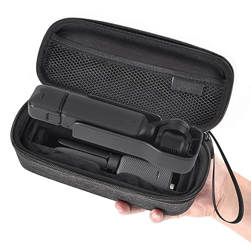 STARTRC PHOTO Dual Layer Carrying Case for DJI Osmo Pocket 3/for Xtra Muse, Portable LightWeight Hard Storage Bag with Wrist Strap Handbag for DJI