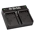 NP-FV50, FV70, FV100 Dual Battery Charger for Sony FDR-AX700, PXW-Z90V, HXR-NX80, HDR-CX455B, HDR-CX675B, CX560, CX900, PJ340, PJ540, PJ670B, PJ810