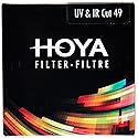 Hoya UV-IR Cut Screw-in Camera Lens Filter - 49mm Filter Blocks UV Below 390nm & IR Above 700nm - Multi-Coated Optical Glass & Slim Frame for Digital