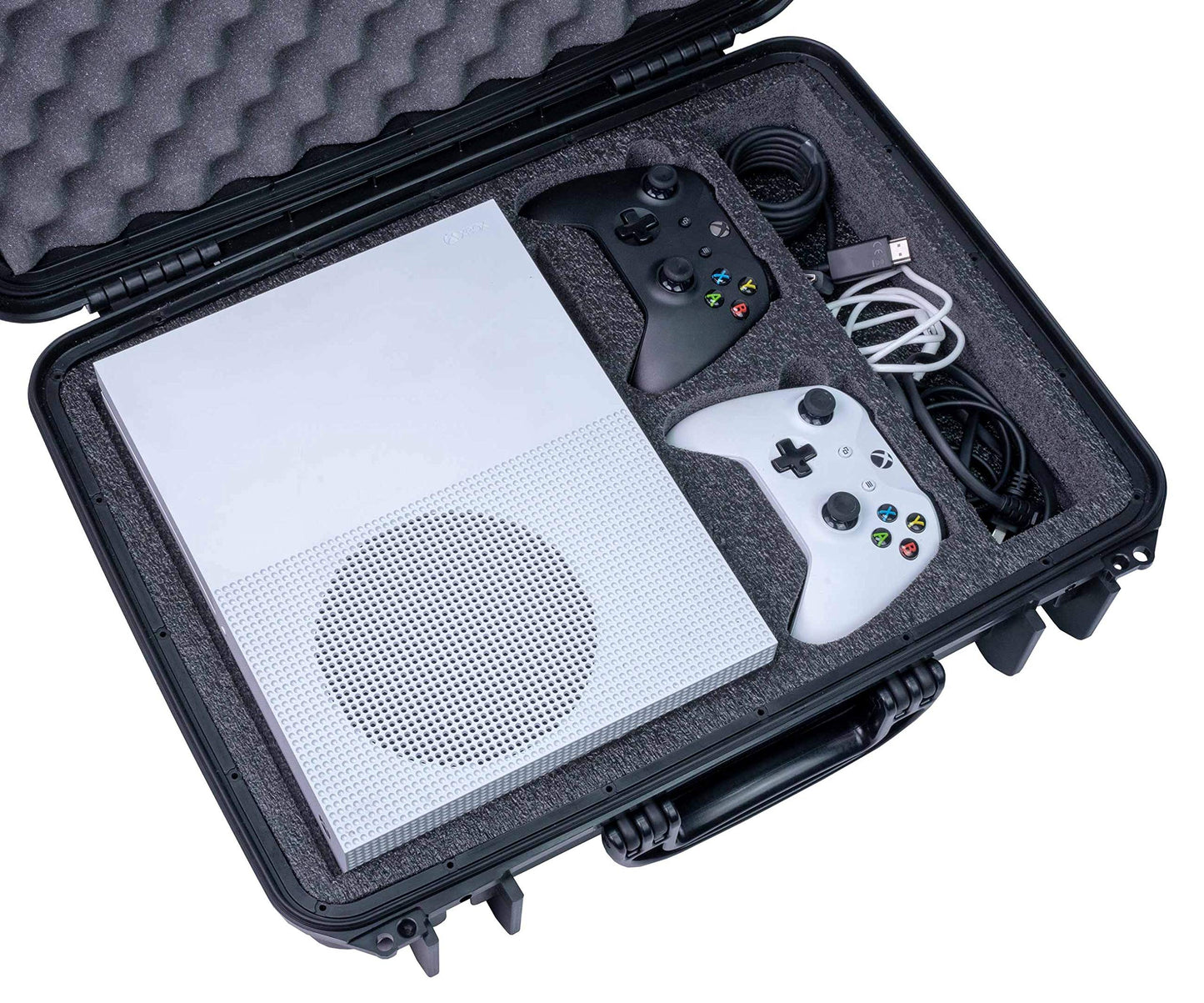 Case Club Case fits Xbox One X/S in Pre-Cut, Waterproof, Hard Shell Storage and Shipping Case