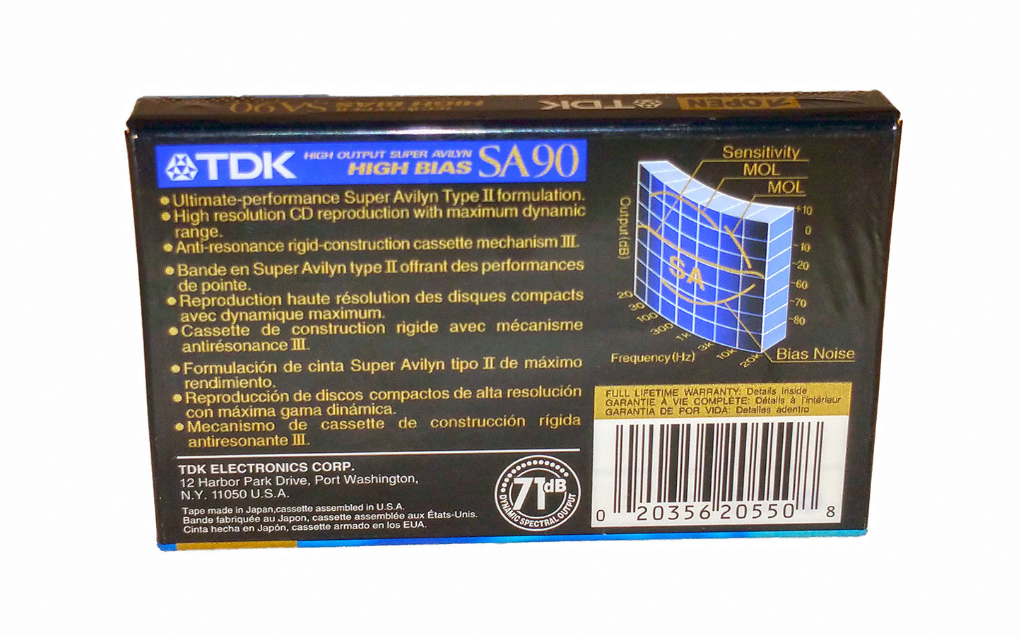 TDK SA 90 High Bias Ultimate CD Performance Blank Audio Cassettes, 4 Pack