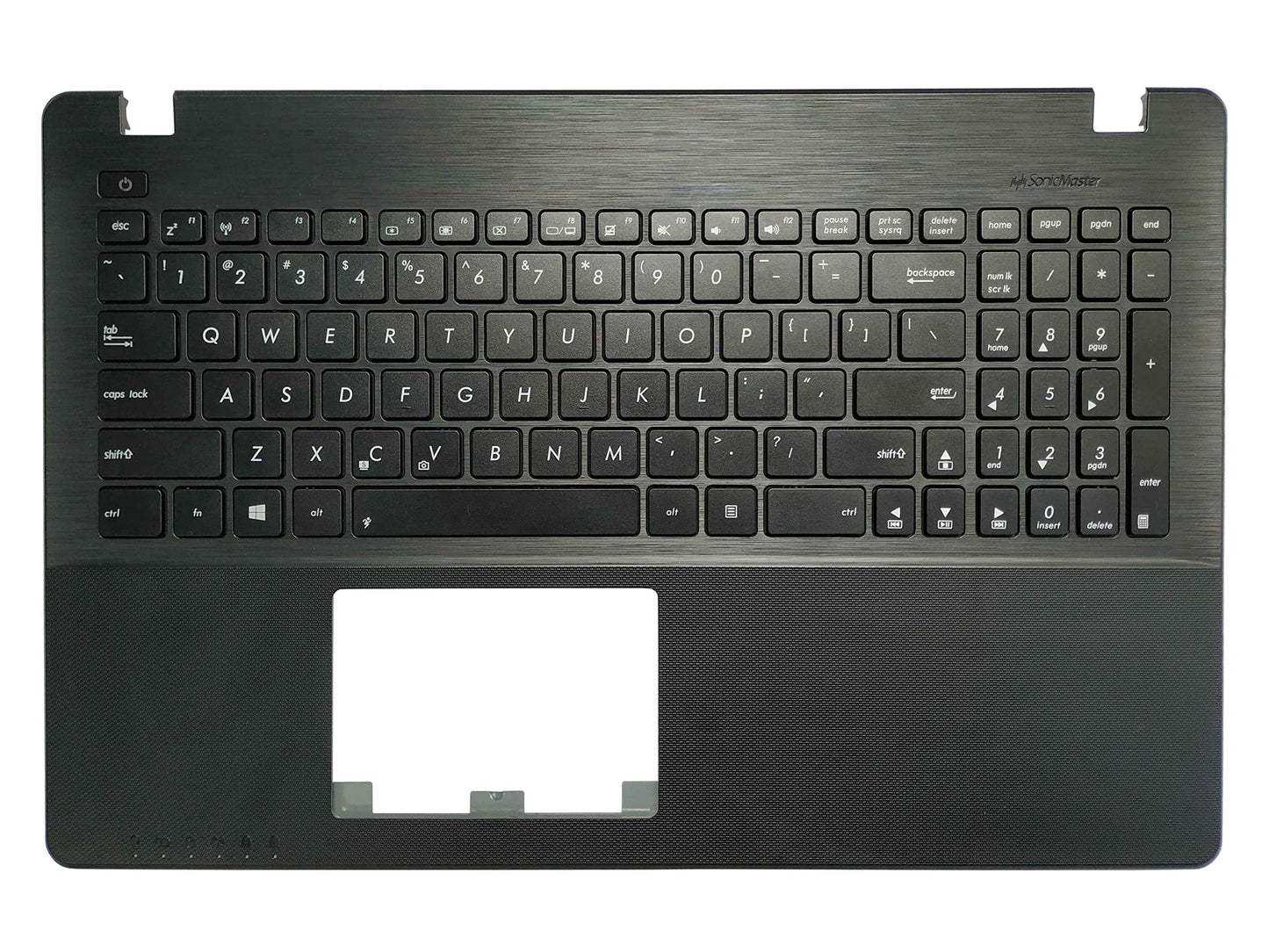 Laptop Replacement Keyboard Compatible for ASUS X552C X552CA X552CL X552E X552EA X552EP X552V X552VL X552W X552WE X552WA US Layout with Plamrest Upper