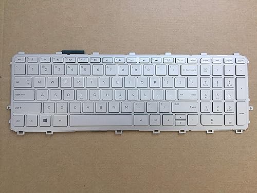 Original New for HP Envy Touchsmart M6-N M6-N010DX M6-N012DX Keyboard 760743-001 US Backlit Laptop Silver Keyboard