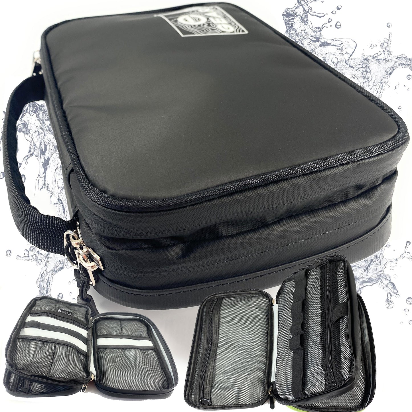 Enthusiast Gear Waterproof Electronics Organizer - Durable Travel Case for Cords, Chargers, and Gadgets - Compact, Lightweight, and Perfect for