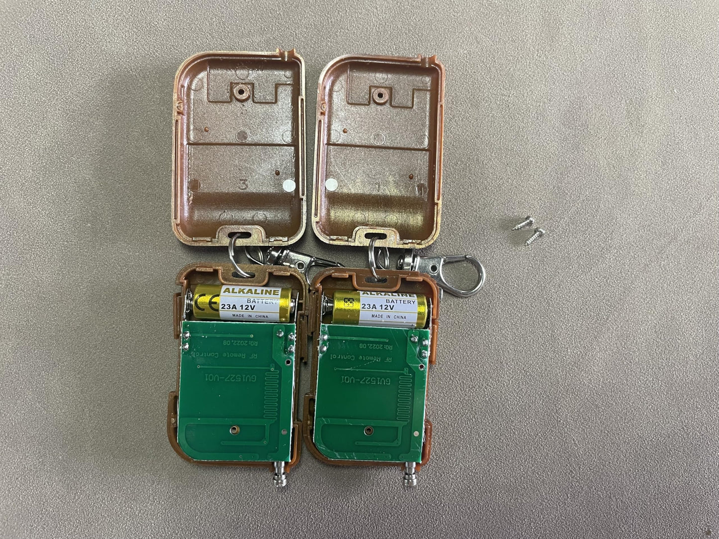 433MHZ RF Remote Controls DC 12V for Door Lock Access Control System 1 Receiver + 2 Transmitters
