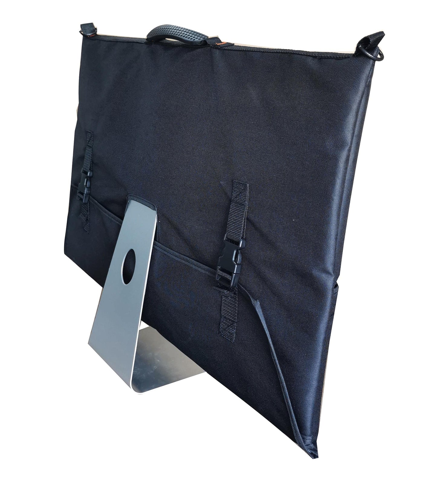 KUMPLE Travel Carrying Bag for Apple 21.5" iMac Desktop Computer, Protective Storage Case Monitor Dust Cover with Rubber Handle -Black