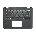 Laptop Keyboard Compatible for Dell Vostro V3400 V3405 3400 3405 0TV7CN Latin Layout Black with Palmrest Upper Cover Case Shell No Backlit