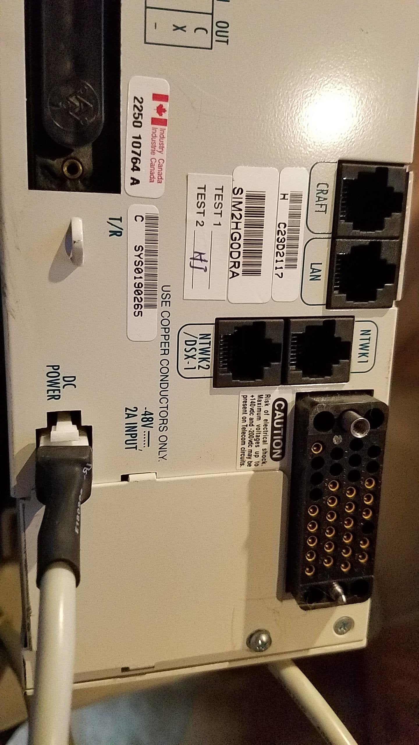 Adtran TA850 AC Chassis Bundle W/PSU (4203376L1#AC)