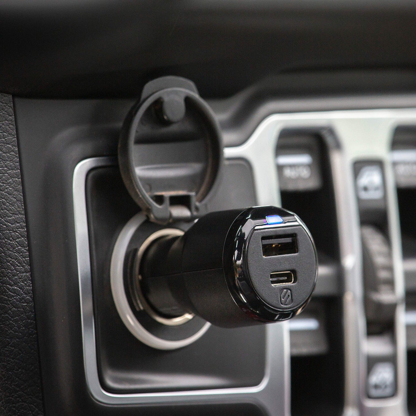 SCOSCHE CPDA2C8-SP Certified Powervolt USB Type-C and Type-A Fast Car Charger for All Power Delivery 3.0, 2.0 and Standard USB-C or USB-A Devices