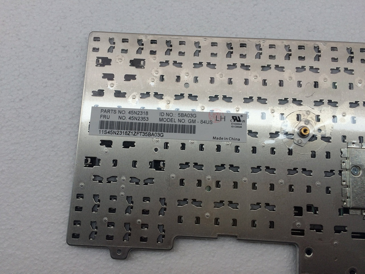 New Laptop Replacement Keyboard for Thinkpad L410 L412 L420 L420 L512 L520 SL410 SL410K SL510K SL510K Series US Layout 45N2318 45N2353 5BA03G GM-84US