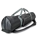 USA Gear Padded Tripod Case Bag - Holds Tripods from 21 to 35 inches - Adjustable Size Extension, Storage Pocket and Shoulder Strap for Professional