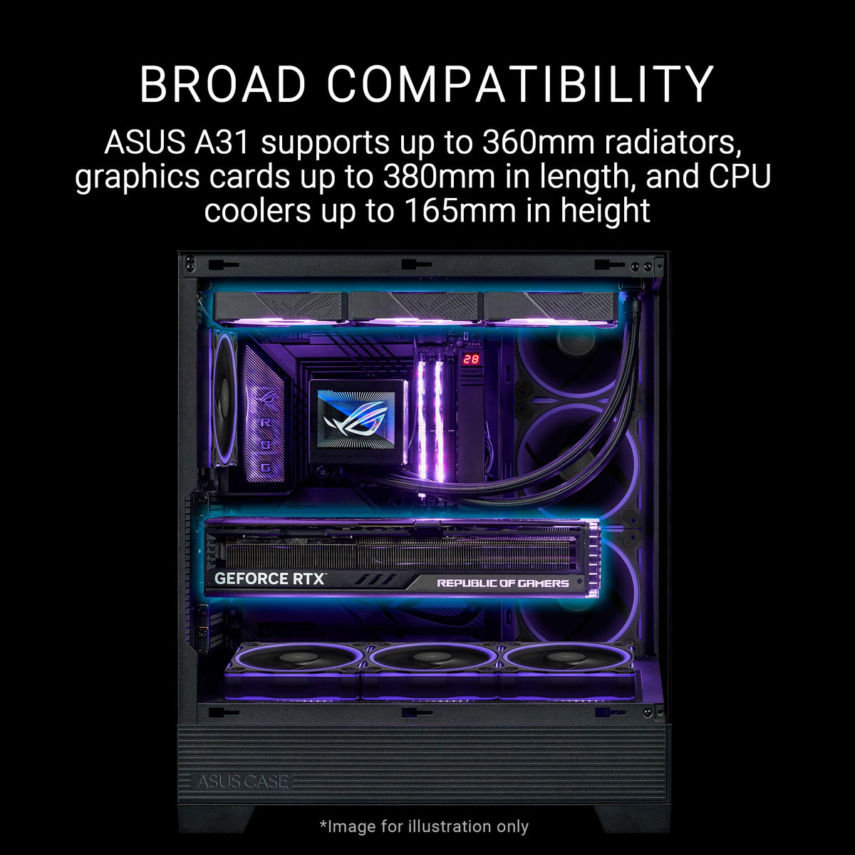 ASUS A31 ATX Mid-Tower PC Case